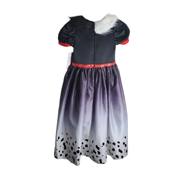 Disguise Girls‎ Disney Creuella Villian Costume Black,White,Red M (8-10) - Picture 4 of 15